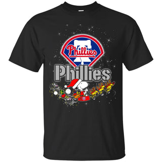Snoopy Christmas Philadelphia Phillies T Shirts
