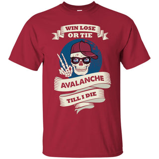 Skull Say Hi Colorado Avalanche T Shirts
