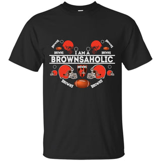 I Am A Brownsaholic Cleveland Browns T Shirts