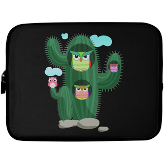 Owl Cactus Laptop Sleeves