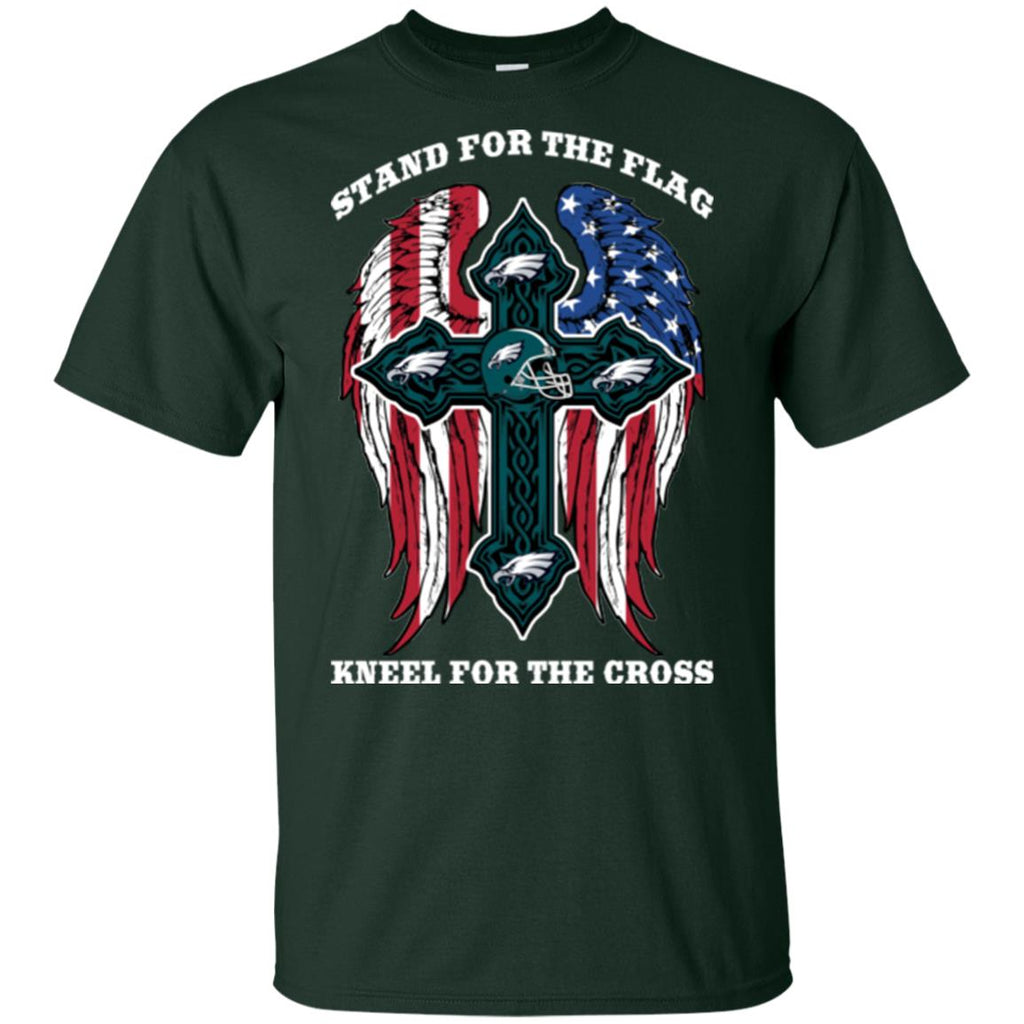Stand For The Flag Kneel For The Cross Philadelphia Eagles T Shirts