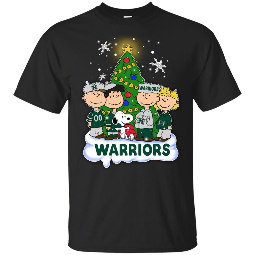 Snoopy The Peanuts Hawaii Rainbow Warriors Christmas T Shirts