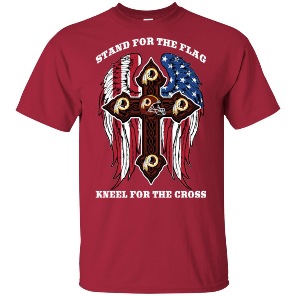 Stand For The Flag Kneel For The Cross Washington Redskins T Shirts