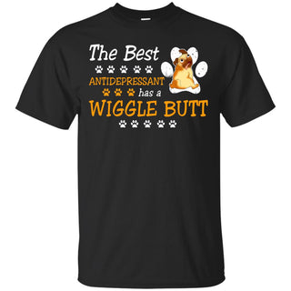 Pug - The Best Antidepressant Has A Wiggle Butt T Shirts Ver 2