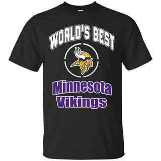 Amazing World's Best Dad Minnesota Vikings T Shirts