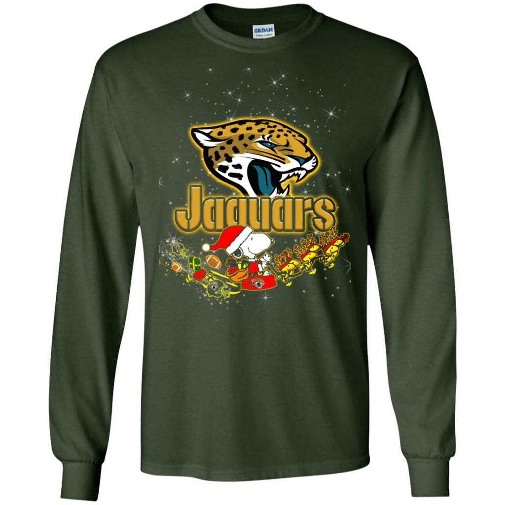 Snoopy Christmas Jacksonville Jaguars T Shirts