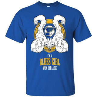 St. Louis Blues Girl Win Or Lose T Shirts