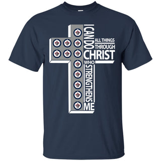 I Can Do All Things Through Christ Winnipeg Jets T Shirts