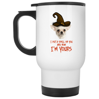 I Put A Spell On You Chihuahua Travel Mugs