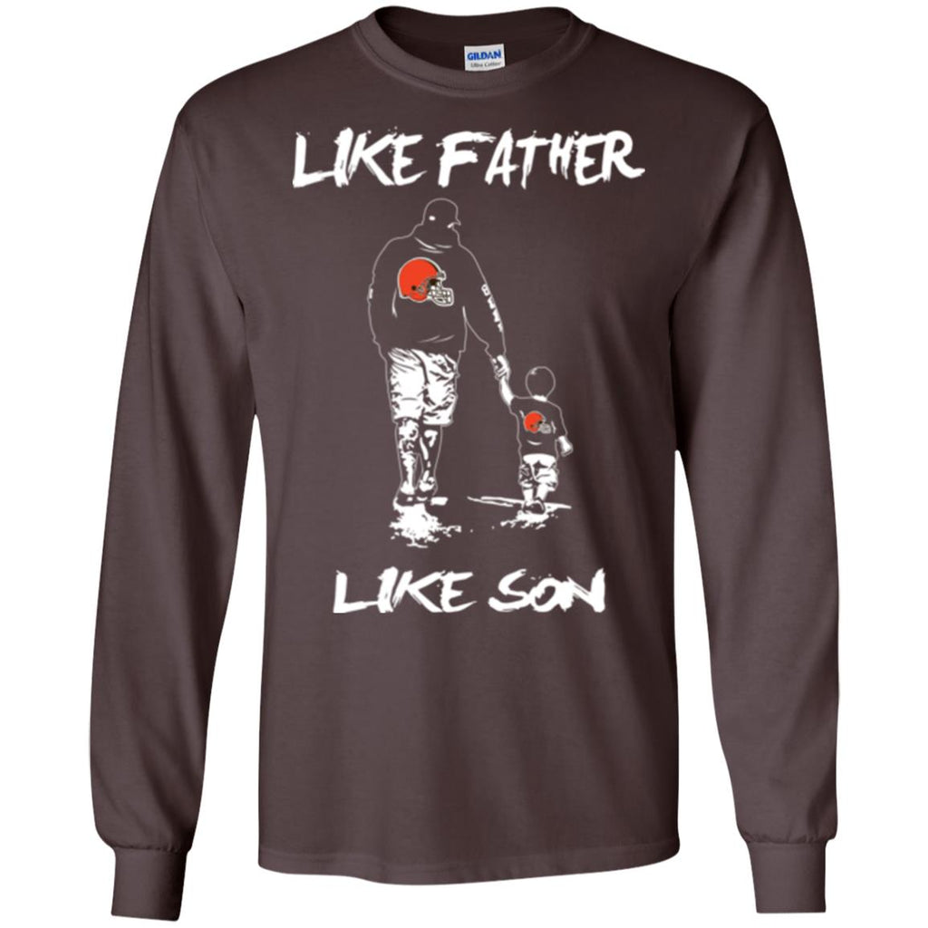 Like Father Like Son Cleveland Browns T Shirt