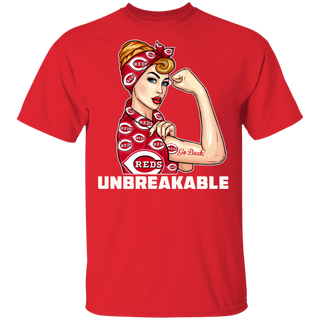 Beautiful Girl Unbreakable Go Cincinnati Reds T Shirt