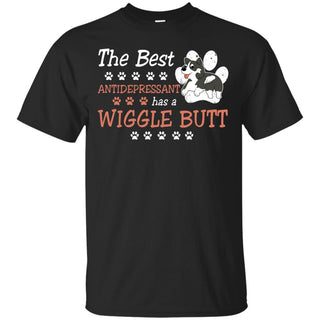 Husky - The Best Antidepressant Has A Wiggle Butt T Shirts Ver 2