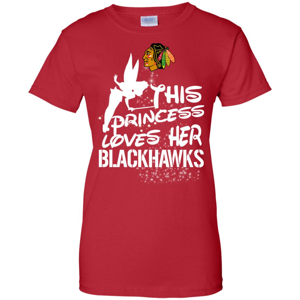 This Princess Love Her Chicago Blackhawks T Shirts