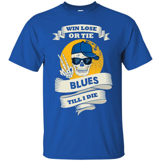 Skull Say Hi St. Louis Blues T Shirts