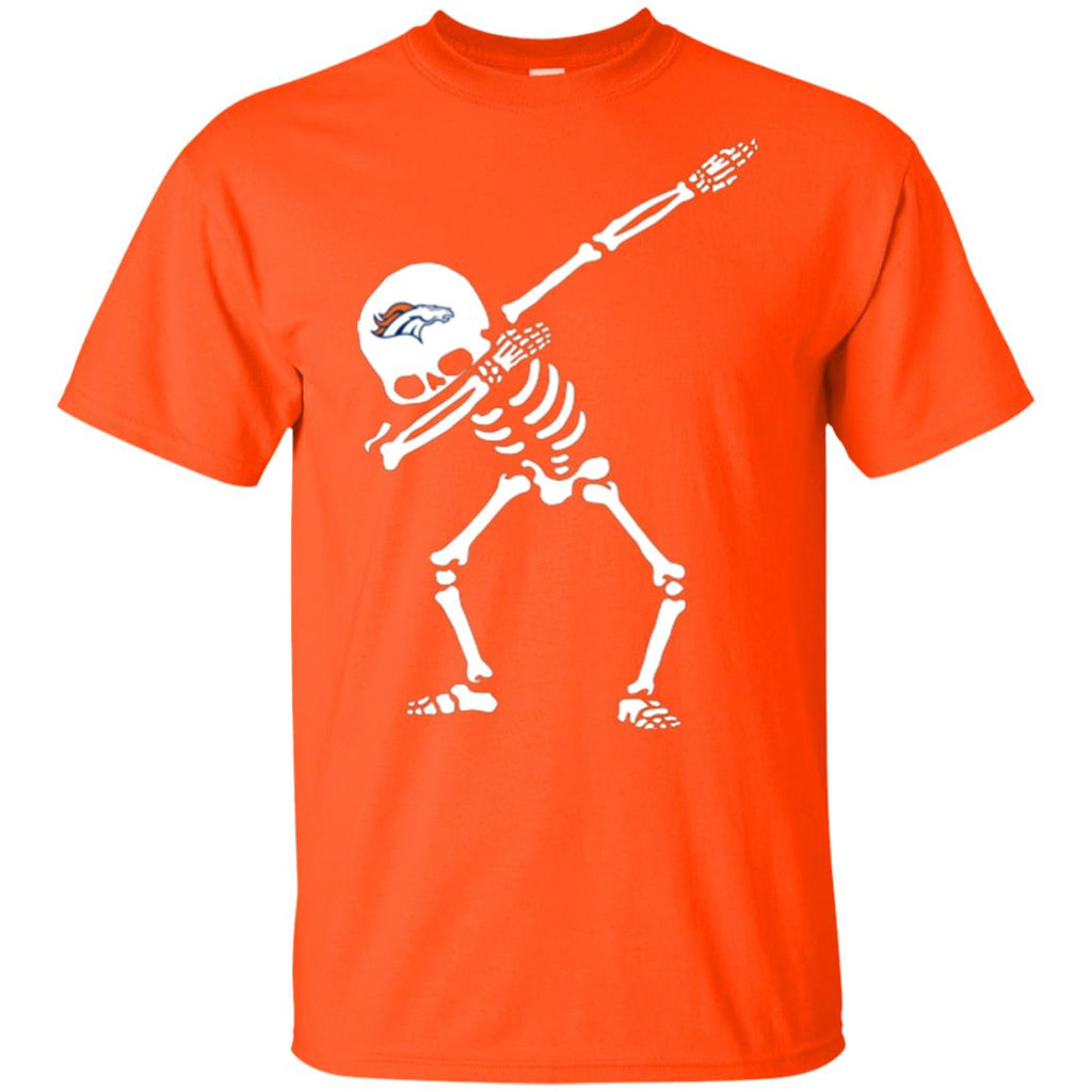 Dabbing Skull Denver Broncos T Shirts