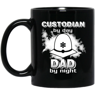 Custodian By Day Dad By Night Mugs