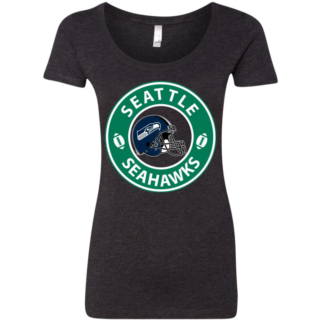 Starbucks Coffee Seattle Seahawks T Shirts