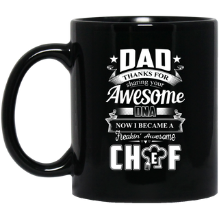 Dad Thanks For Sharing Your DNA Chef Mugs