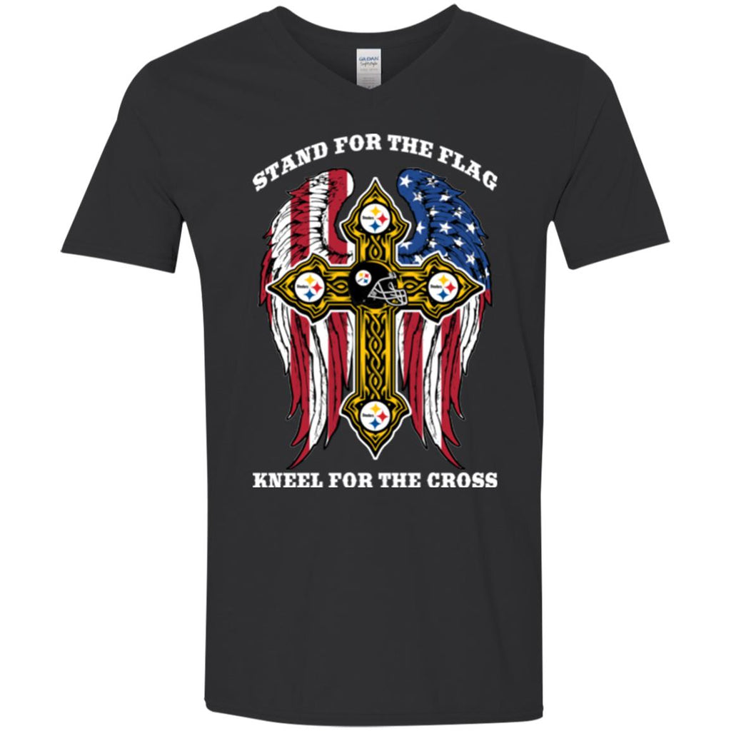 Stand For The Flag Kneel For The Cross Pittsburgh Steelers T Shirts