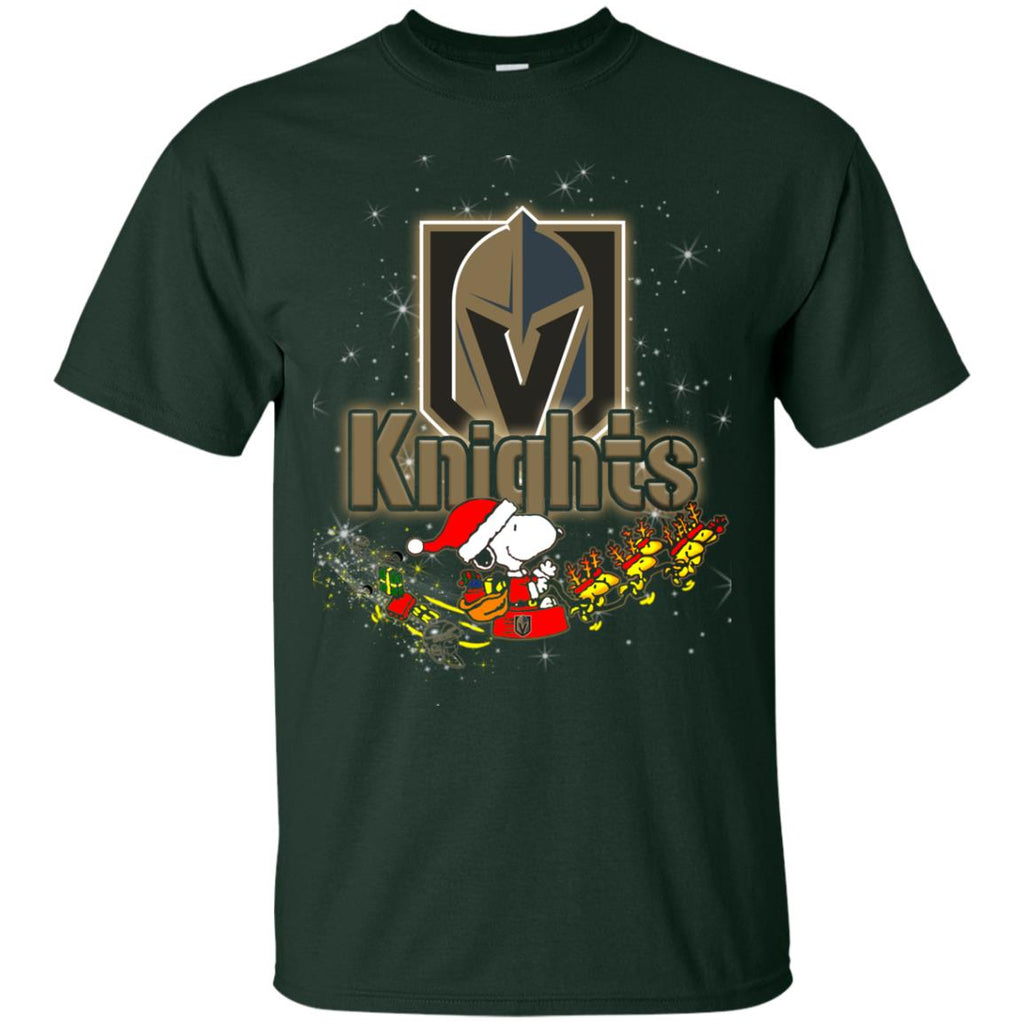 Snoopy Christmas Vegas Golden Knights T Shirts