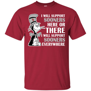 I Will Support Everywhere Oklahoma Sooners T Shirts