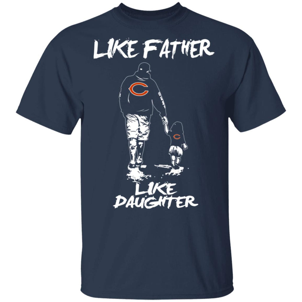 KHG Like Father Like Daughter Chicago Bears T Shirt