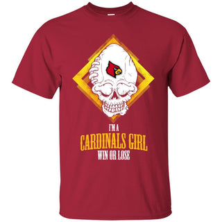 Louisville Cardinals Girl Win Or Lose T Shirts
