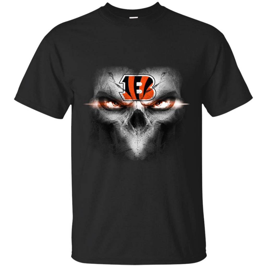 Cincinnati Bengals Skulls Of Fantasy Logo T Shirts – Best Funny Store