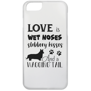 Love Is Wet Noses Slobbery Kisses Corgi Phone Cases