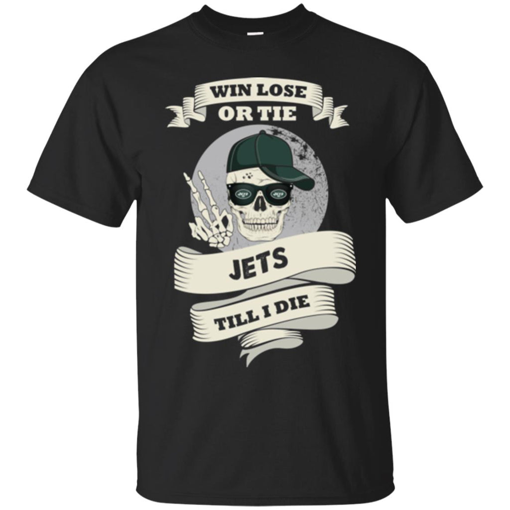 Skull Say Hi New York Jets T Shirts