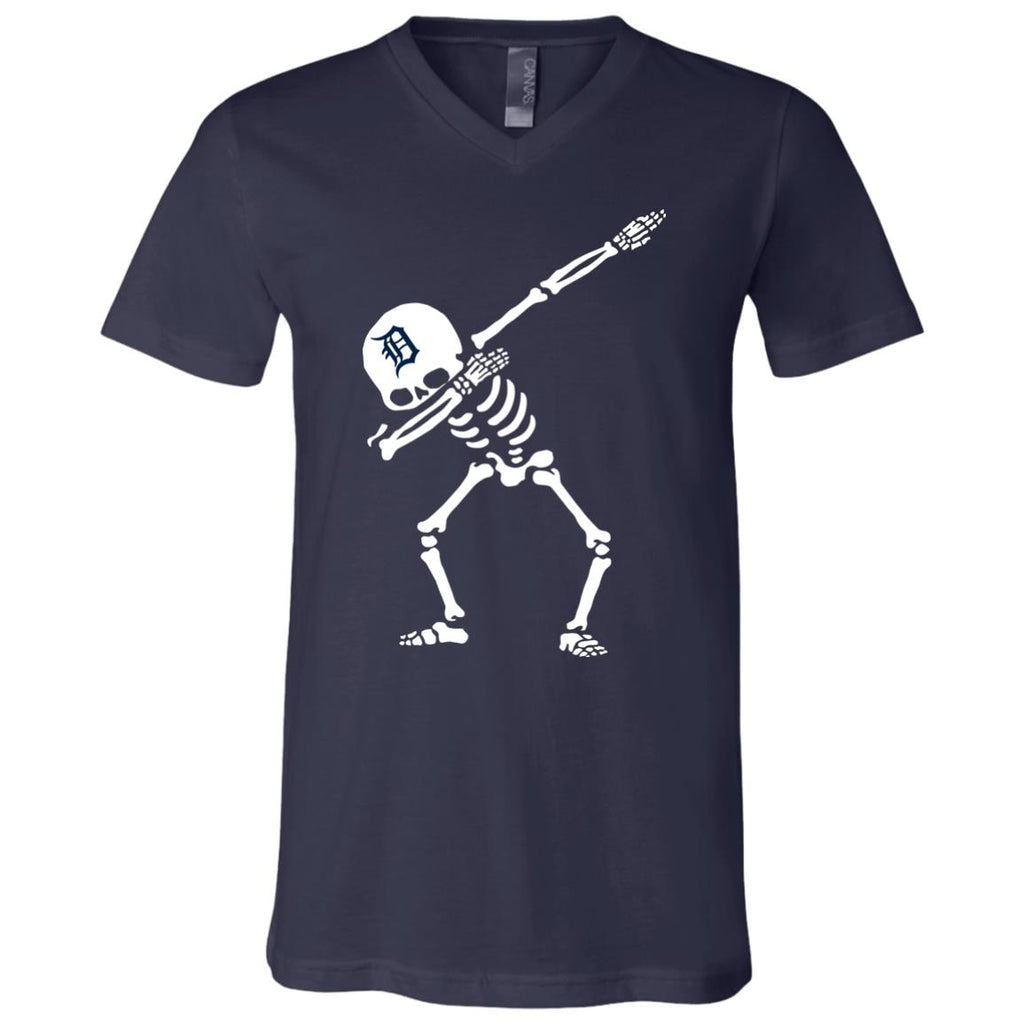 Dabbing Skull Detroit Tigers T Shirts