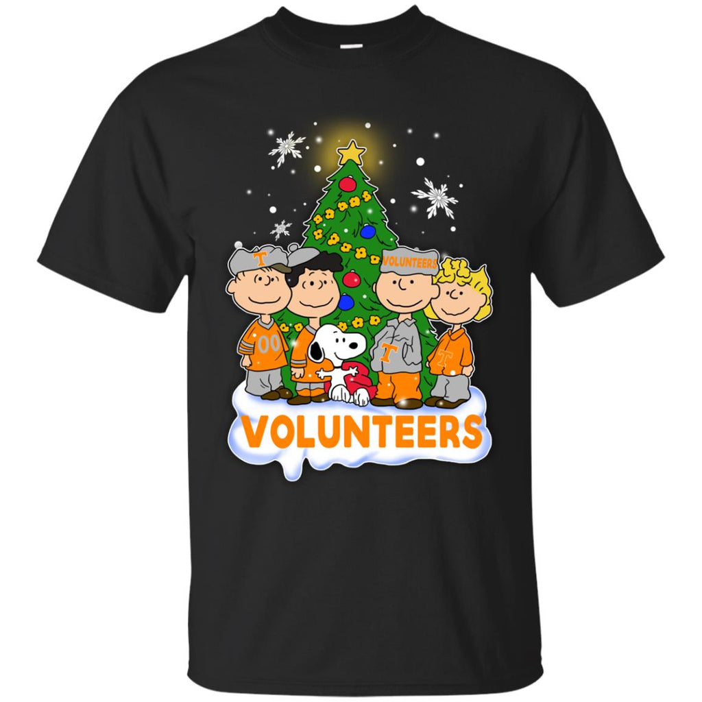 Snoopy The Peanuts Tennessee Volunteers Christmas T Shirts