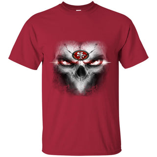 San Francisco 49ers Skulls Of Fantasy Logo Tshirt For Fans