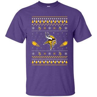 Minnesota Vikings Stitch Knitting Style Ugly T Shirts