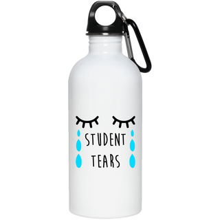 Student Tears Water Bottles