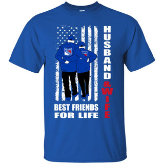 Husband And Wife Best Friends For Life New York Rangers T Shirt - Best Funny Store