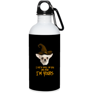I Put A Spell On You Chihuahua Water Bottles
