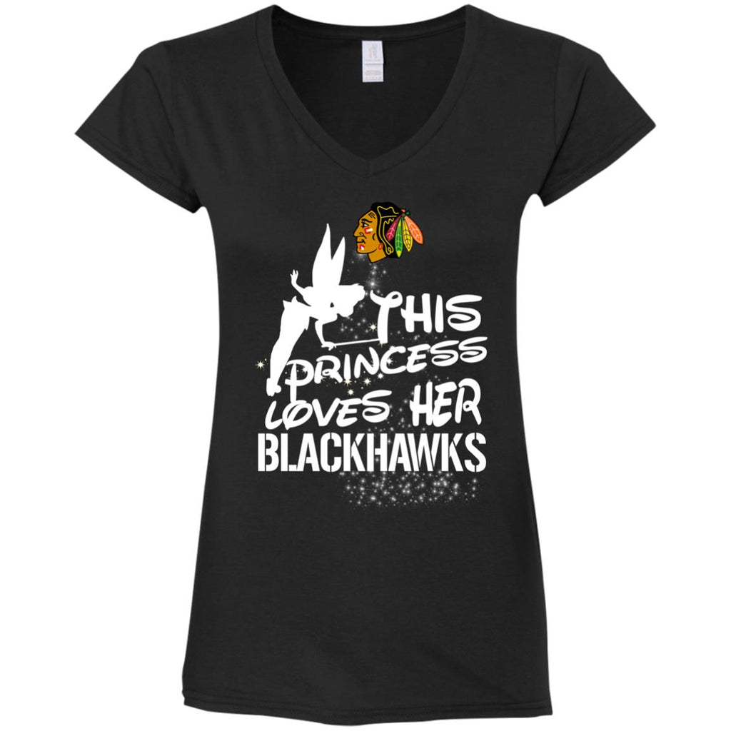 This Princess Love Her Chicago Blackhawks T Shirts