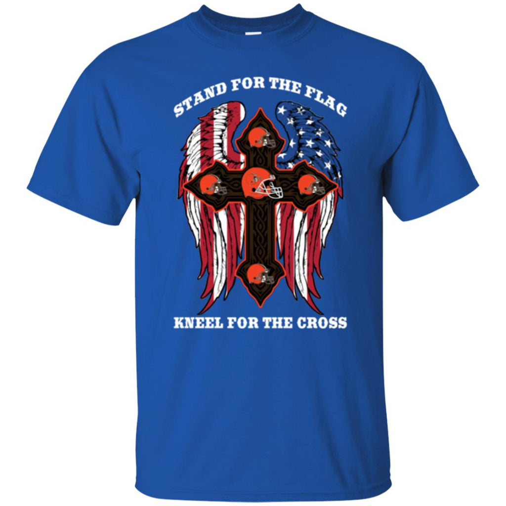 Stand For The Flag Kneel For The Cross Cleveland Browns T Shirts