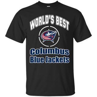 Amazing World's Best Dad Columbus Blue Jackets T Shirts