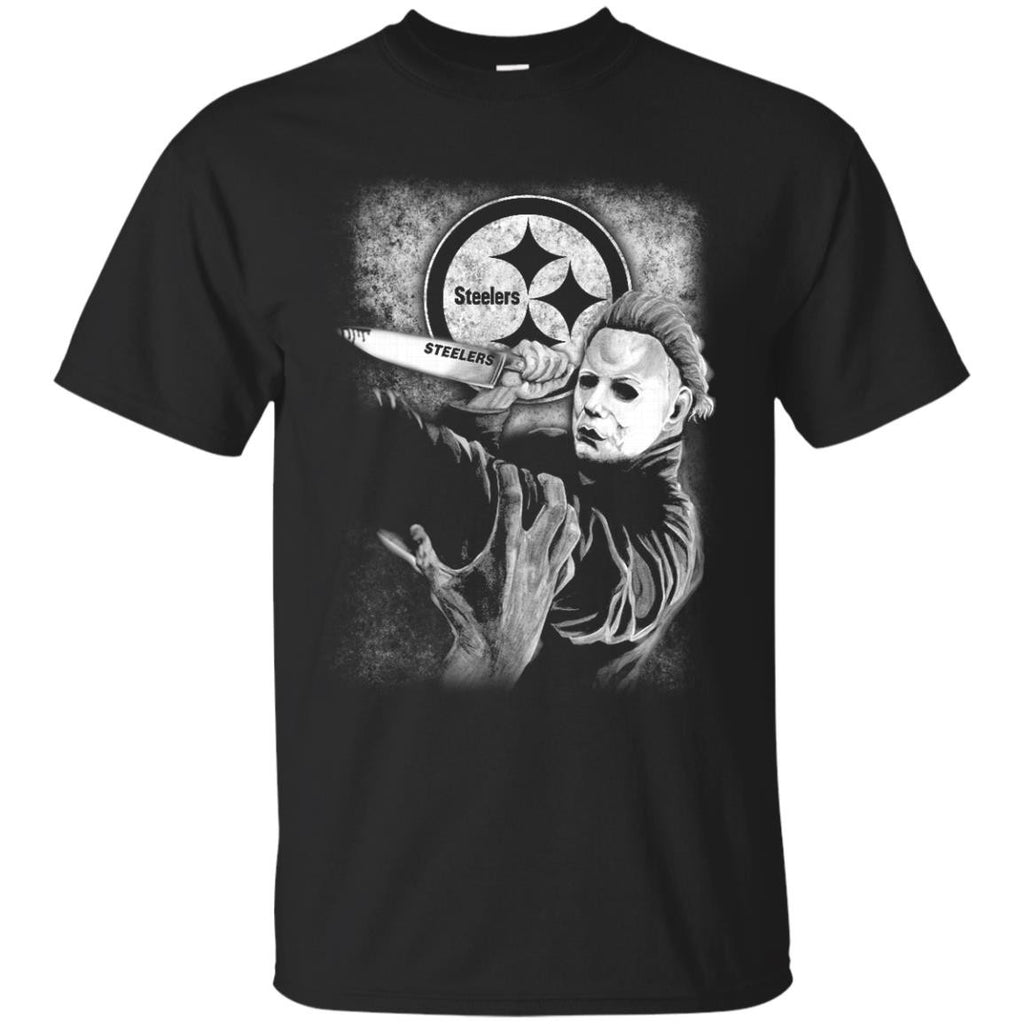 Michael Jason Myers Friday The 13th P.Steelers Halloween T Shirts – Best  Funny Store