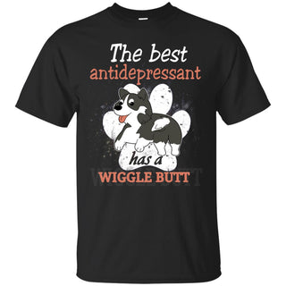 Husky - The Best Antidepressant Has A Wiggle Butt T Shirts