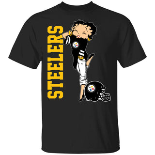 KHG Betty Boop Pittsburgh Steelers T Shirts