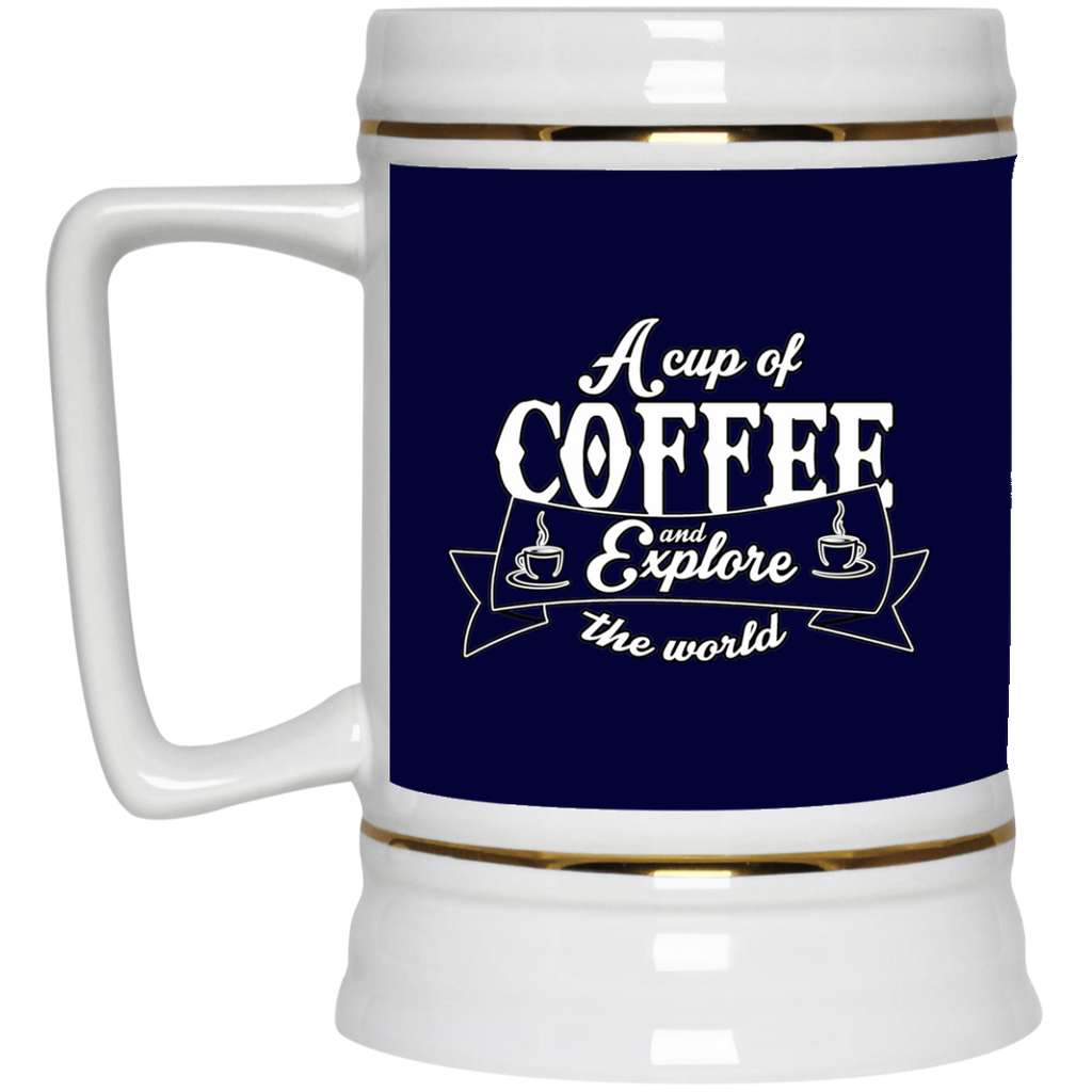 A Cup Of Coffee And Explore The World Mugs