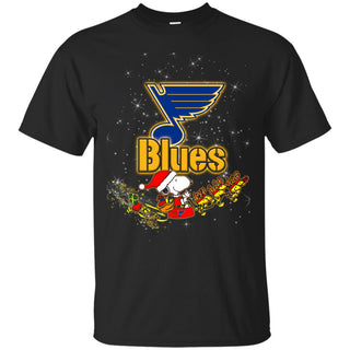 Snoopy Christmas St. Louis Blues T Shirts