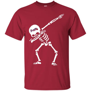 Dabbing Skull Atlanta Braves T Shirts