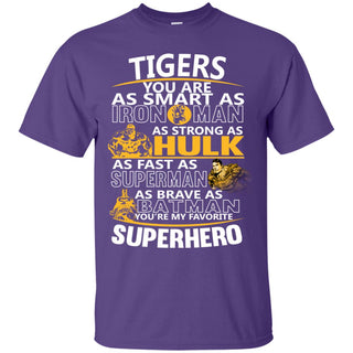 LSU Tigers You're My Favorite Super Hero T Shirts