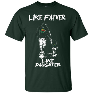 Like Father Like Daughter Minnesota Wild T Shirts
