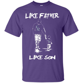 Like Father Like Son Colorado Rockies T Shirt