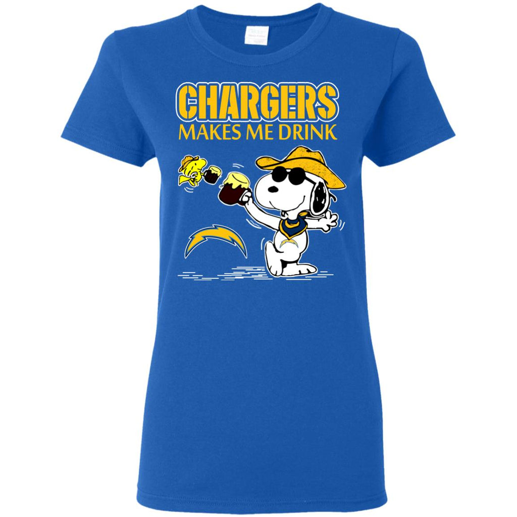 Los Angeles Chargers Make Me Drinks T Shirts